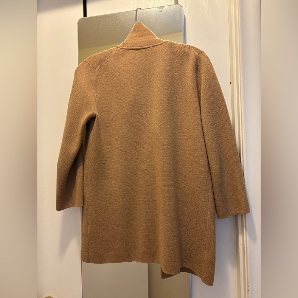 J. Crew Camel Knit Sweater Blazer - Picture 2 of 7